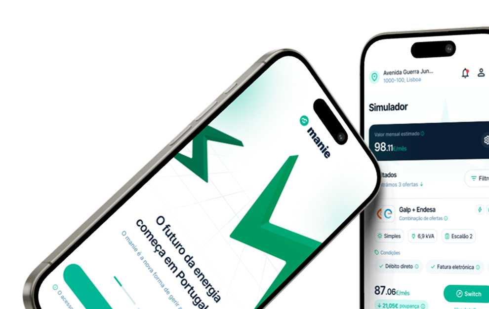 Manie App no iPhone